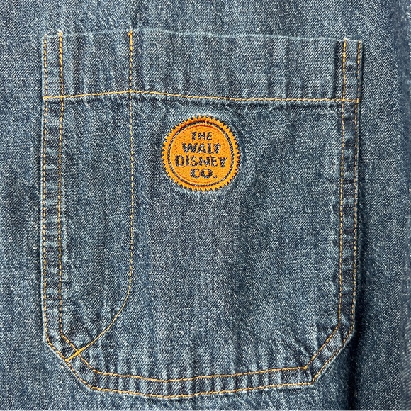 The Disney Store Winnie The Pooh Tigger Denim Button Down Long Sleeve - Picture 4 of 13